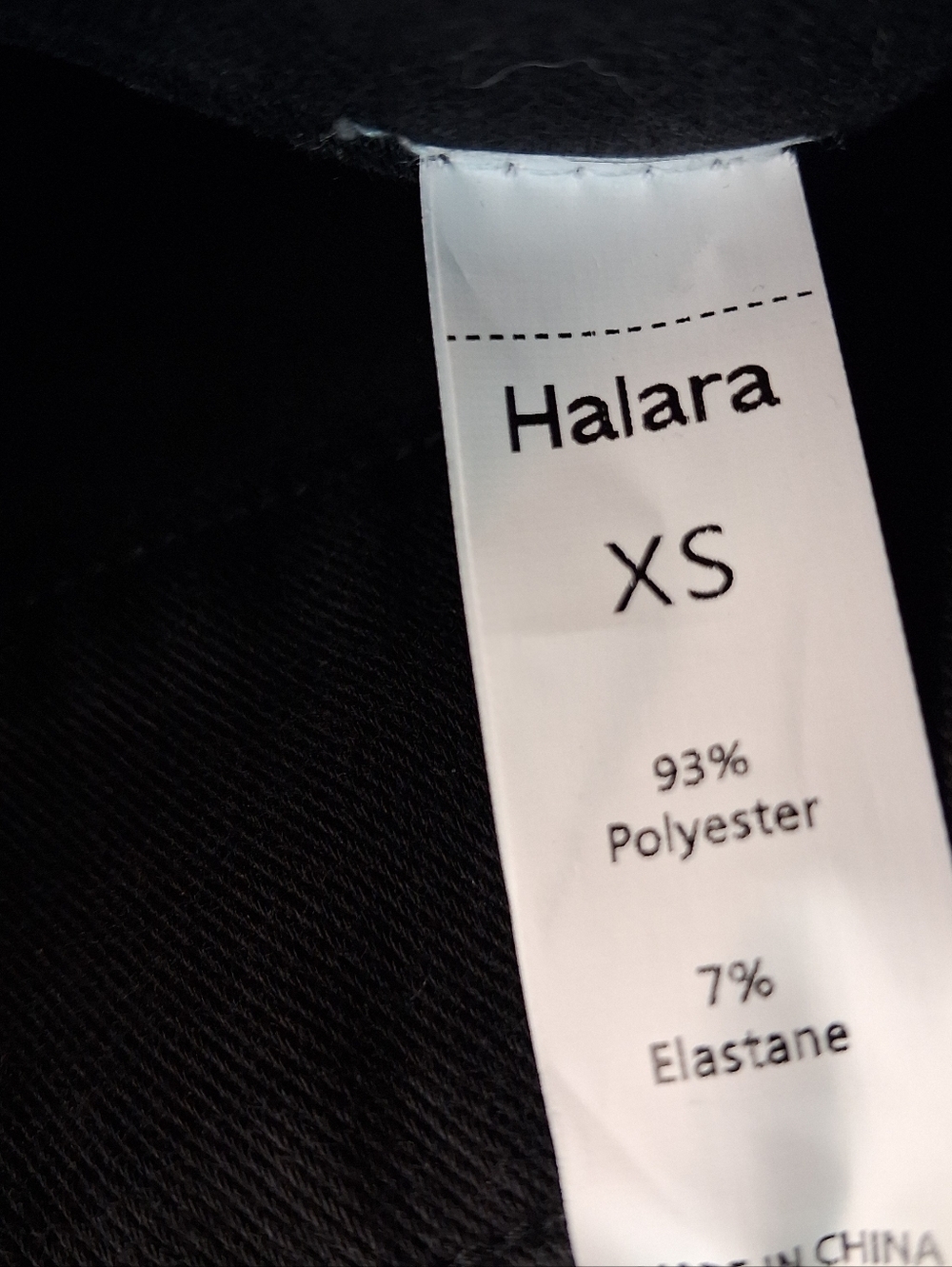 Halara Flex High Waisted Black Triple Button Stretch Jean/Jeggings XS - Picture 7 of 7
